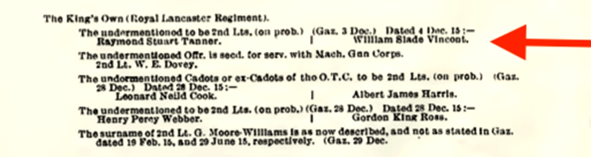 British Army List January 1916 Supp Edition